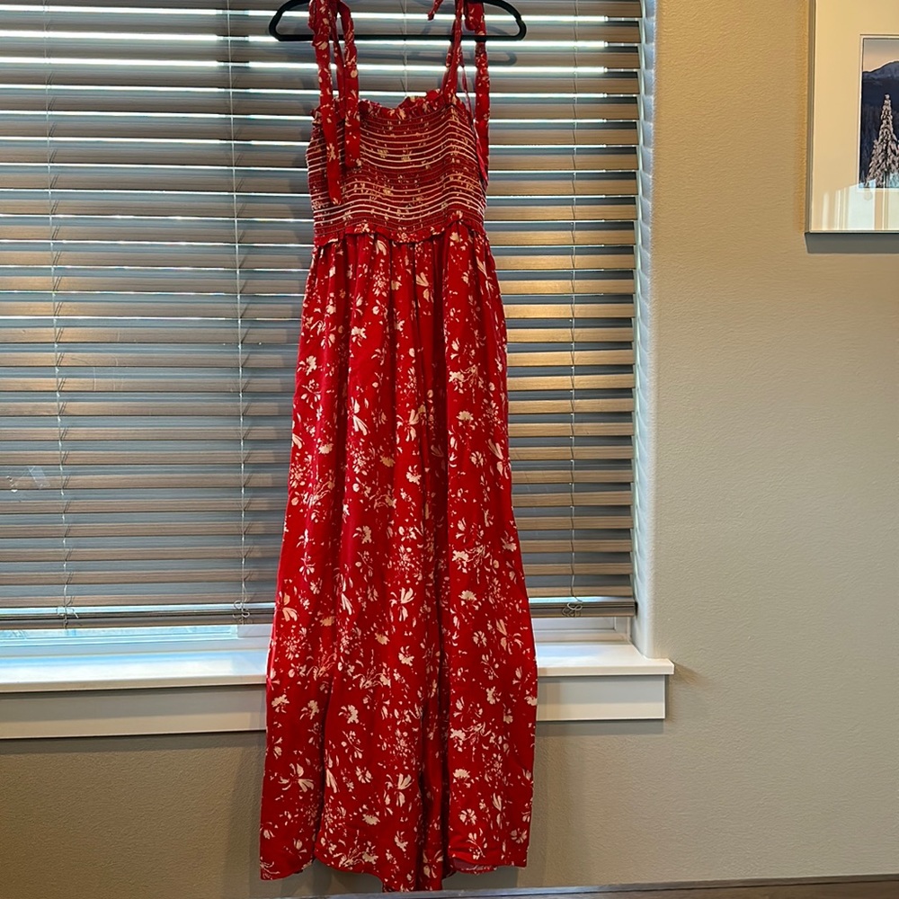 Free people maxi jumpsuit